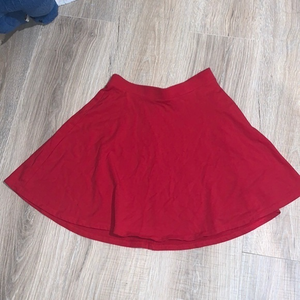 Forever‎ 21 red skater skirt